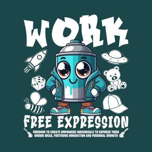 Graffiti Spray Can Character Work Free Expression | PRODUCT CODE: PNTWRKEFEXS
