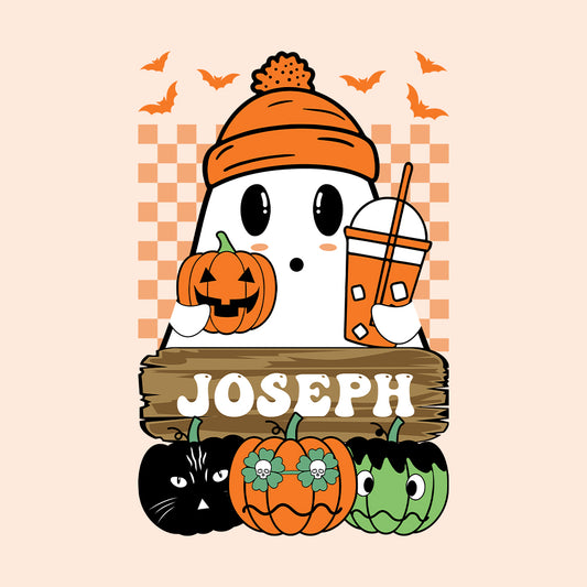 Personalized Halloween Name Spooky Family | PRODUCT CODE: PRHLBODRKC
