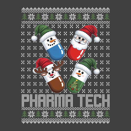 Pharama Tech Christmas Pills Snowman Reindeer Santa Claus Pharmacy Xmas | PRODUCT CODE: PRHMTCLSCXM