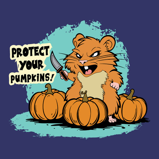 Protect Your Pumpkins Halloween Cute Hamster | PRODUCT CODE: PRTYUMHTS