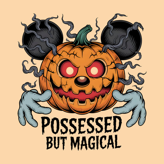 Possessed But Magical Mickey Pumpkin T-Shirt, Disney Halloween Sweatshirt, Spooky Cartoon Hoodie | PRODUCT CODE: PSANWERGNM