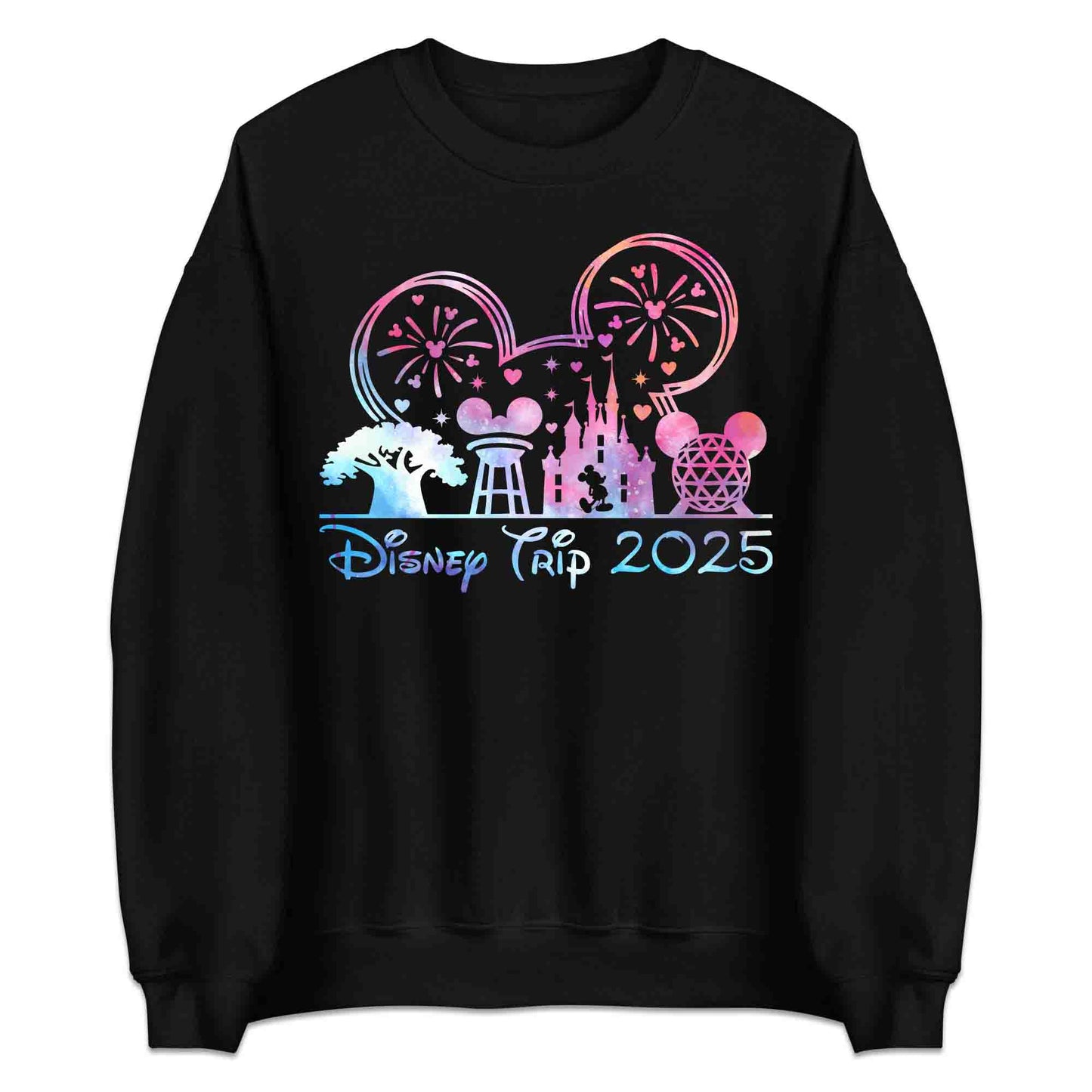 Disney Trip 2025 T-Shirt | Family Vacation Jumper | Mickey Castl Disneyland Travel Hoodie | PRODUCT CODE: PSTENBWQDBS