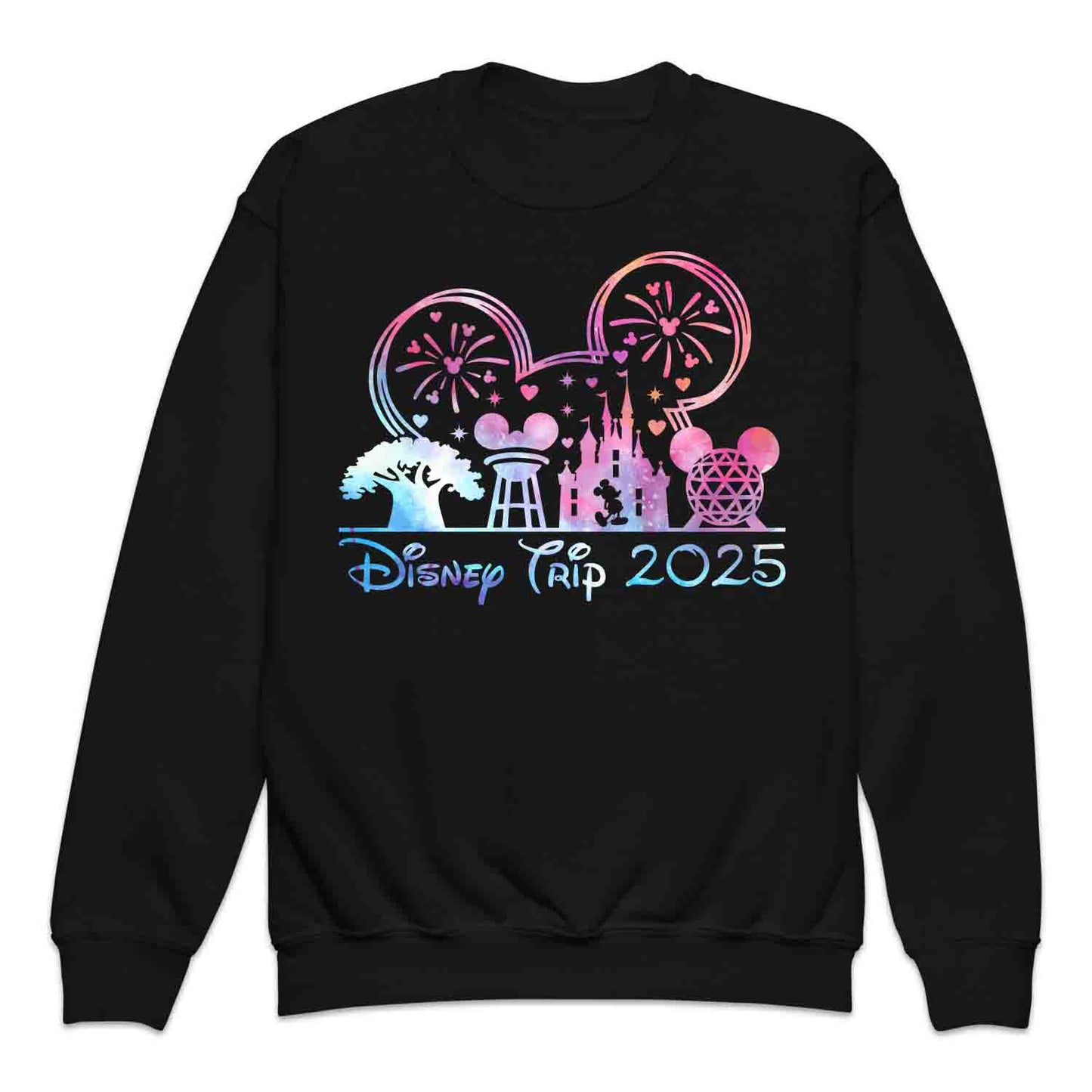 Disney Trip 2025 Kids T-Shirt | Family Vacation Jumper | Mickey Castl Disneyland Travel Hoodie | PRODUCT CODE: PSTENBWQDBS