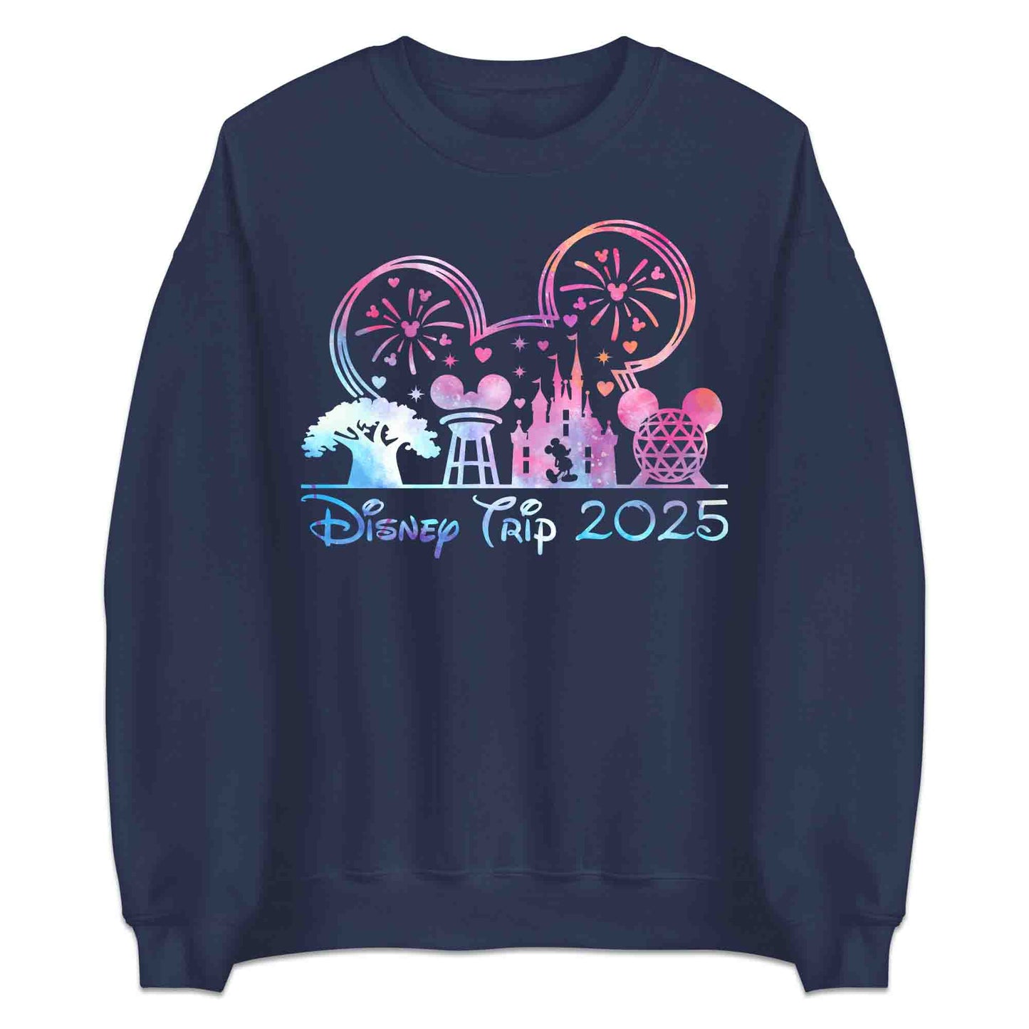 Disney Trip 2025 T-Shirt | Family Vacation Jumper | Mickey Castl Disneyland Travel Hoodie | PRODUCT CODE: PSTENBWQDBS