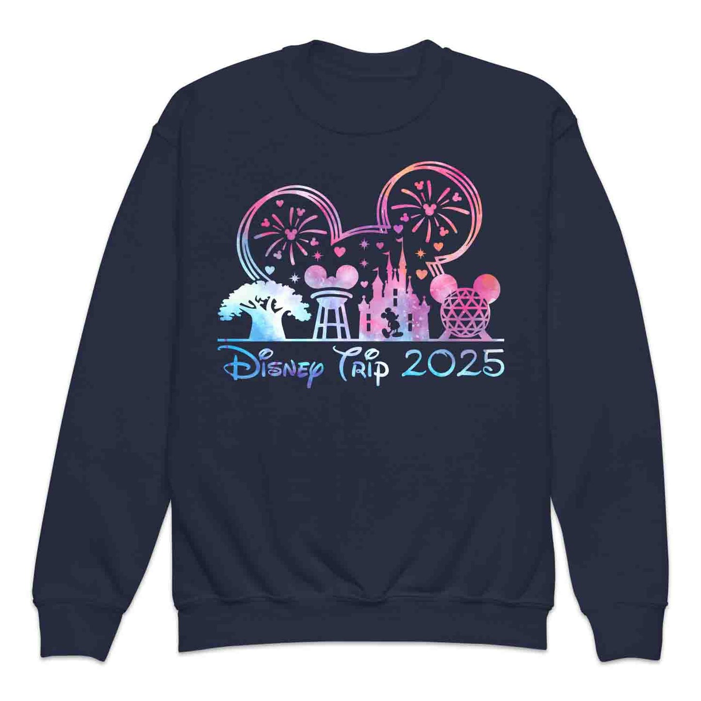 Disney Trip 2025 Kids T-Shirt | Family Vacation Jumper | Mickey Castl Disneyland Travel Hoodie | PRODUCT CODE: PSTENBWQDBS