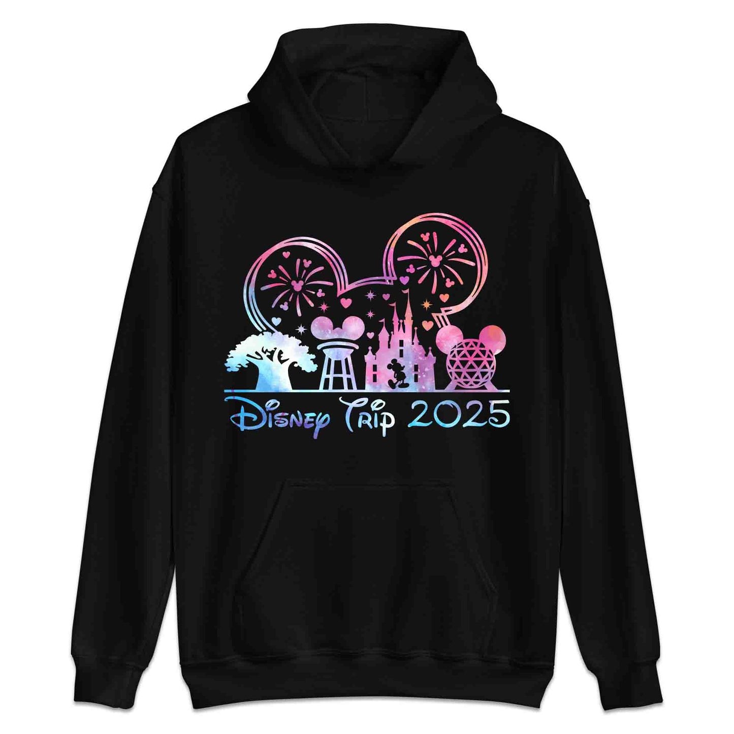 Disney Trip 2025 T-Shirt | Family Vacation Jumper | Mickey Castl Disneyland Travel Hoodie | PRODUCT CODE: PSTENBWQDBS
