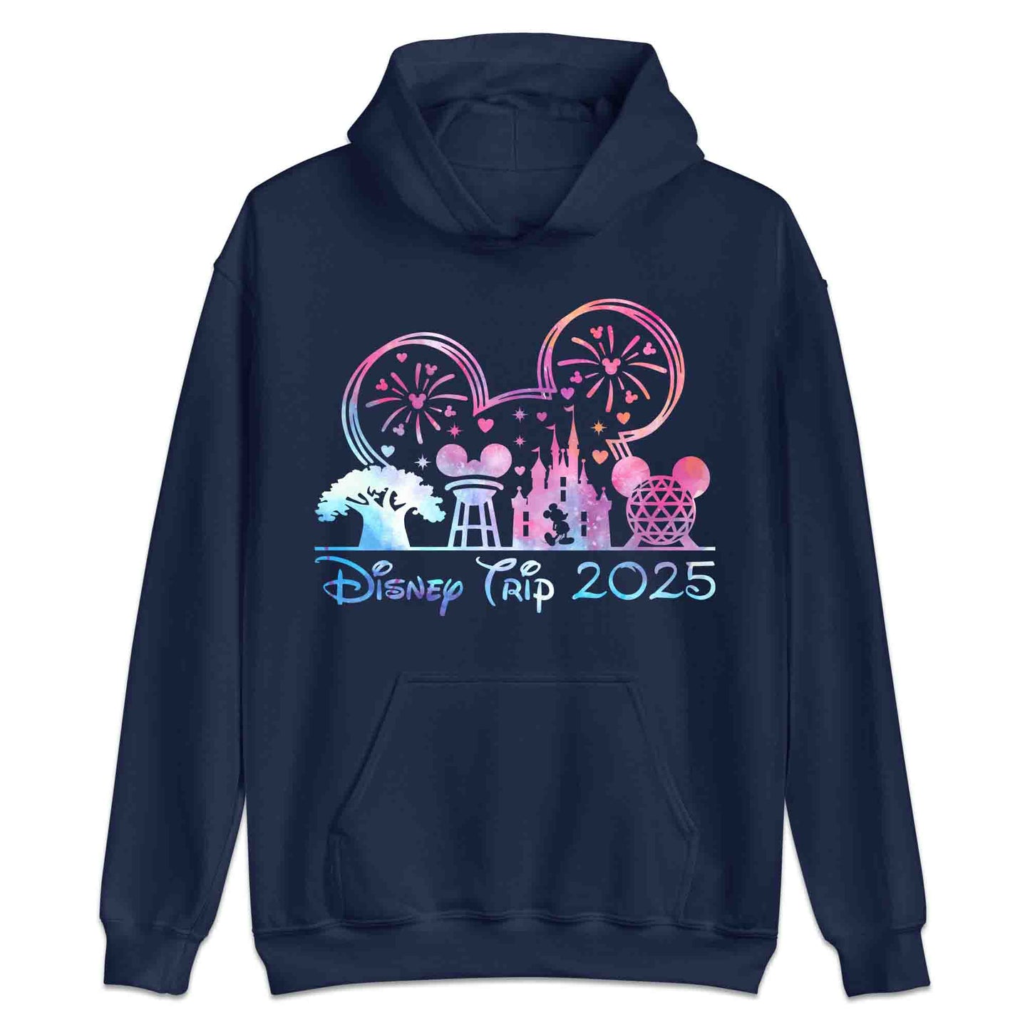 Disney Trip 2025 T-Shirt | Family Vacation Jumper | Mickey Castl Disneyland Travel Hoodie | PRODUCT CODE: PSTENBWQDBS
