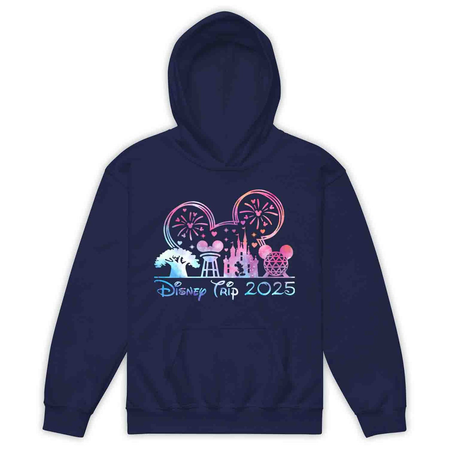 Disney Trip 2025 Kids T-Shirt | Family Vacation Jumper | Mickey Castl Disneyland Travel Hoodie | PRODUCT CODE: PSTENBWQDBS