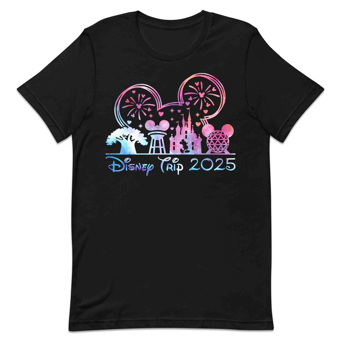 Disney Trip 2025 T-Shirt | Family Vacation Jumper | Mickey Castl Disneyland Travel Hoodie | PRODUCT CODE: PSTENBWQDBS