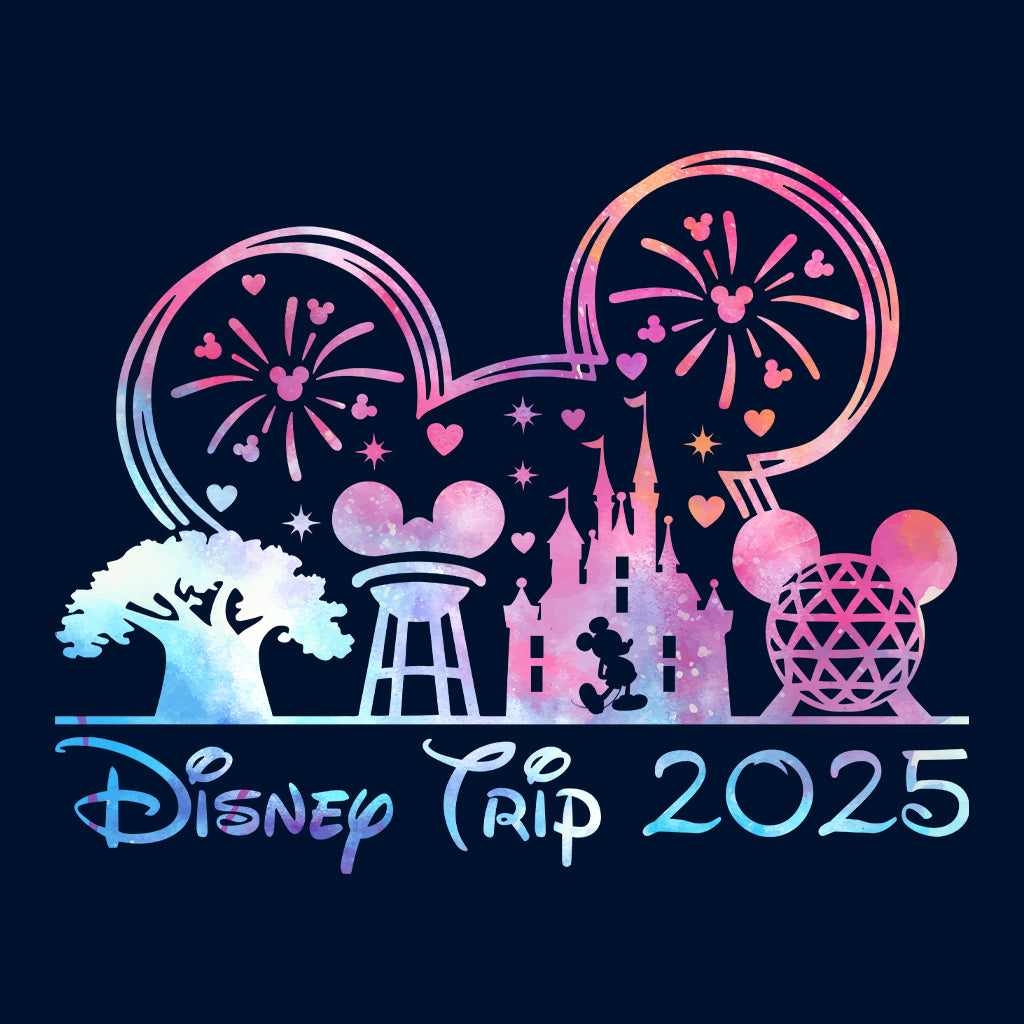 Disney Trip 2025 T-Shirt | Family Vacation Jumper | Mickey Castl Disneyland Travel Hoodie | PRODUCT CODE: PSTENBWQDBS