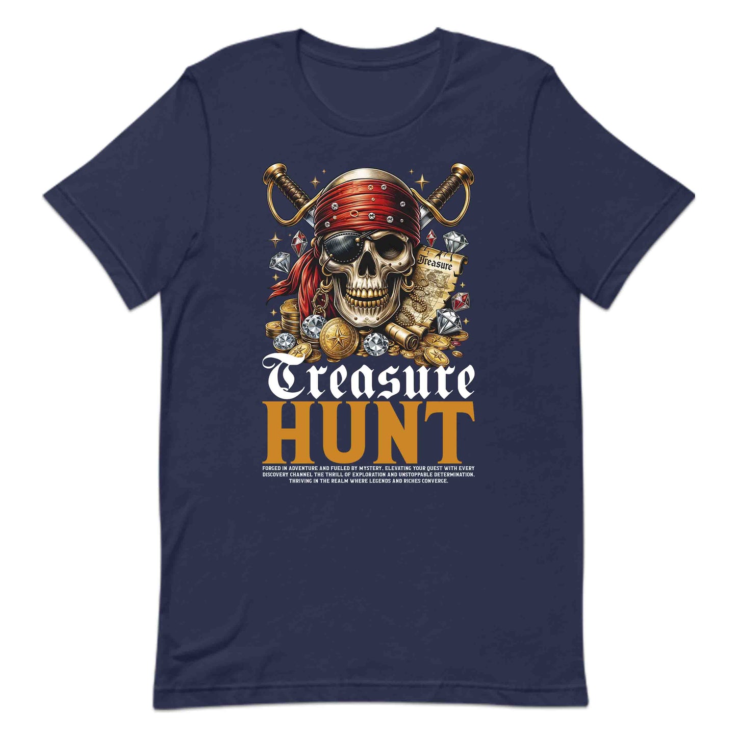 Pirate Treasure Hunt Skull Mystery Lovers Treasure Map & Gold Coins | PRODUCT CODE: PTRSUEHNMYLV