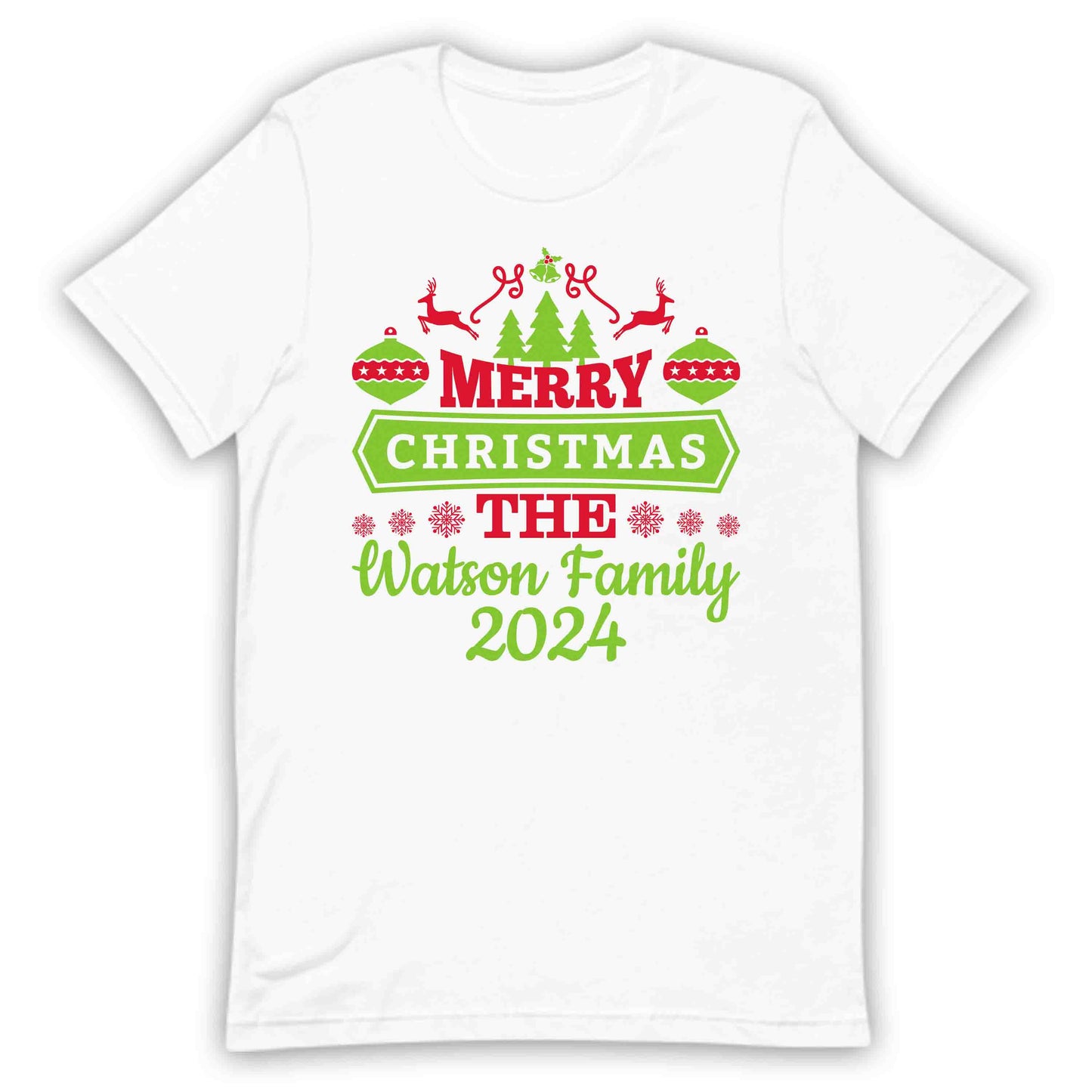 Personalised Family Christmas 2024 Xmas | PRODUCT CODE: PZRFLMYCHTW