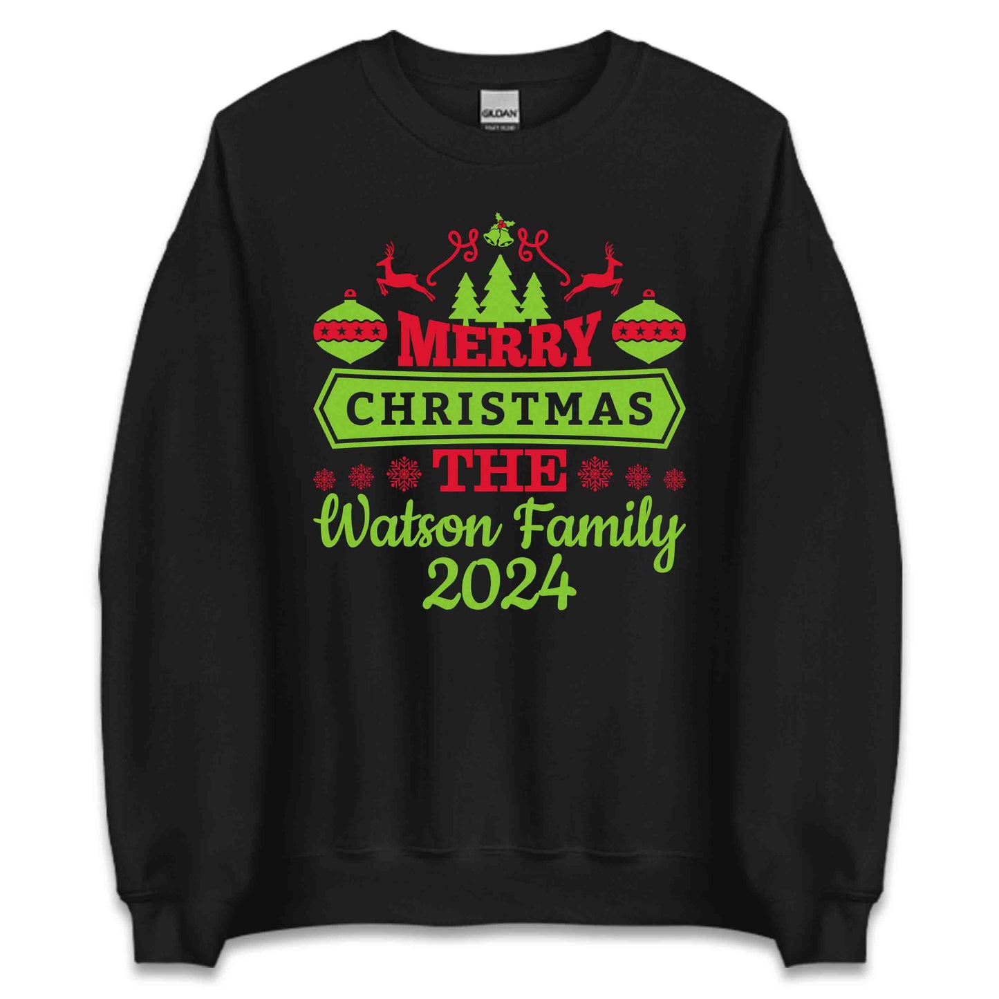 Personalised Family Christmas 2024 Xmas | PRODUCT CODE: PZRFLMYCHTW