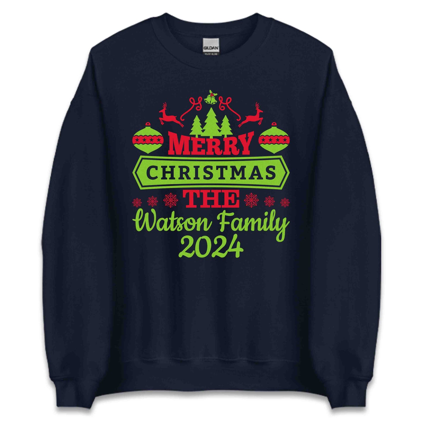 Personalised Family Christmas 2024 Xmas | PRODUCT CODE: PZRFLMYCHTW