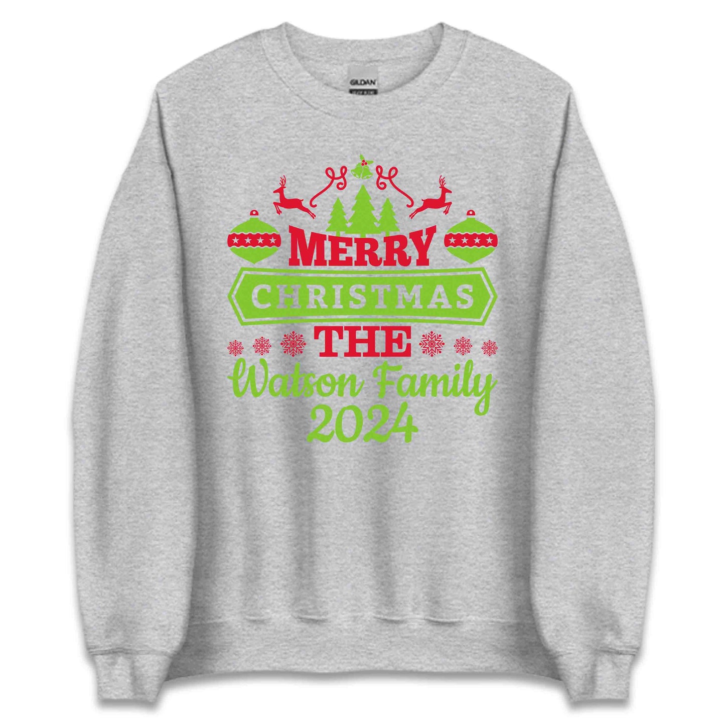 Personalised Family Christmas 2024 Xmas | PRODUCT CODE: PZRFLMYCHTW