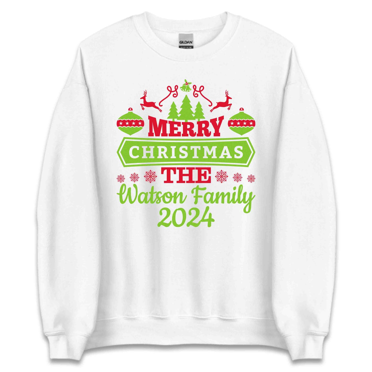 Personalised Family Christmas 2024 Xmas | PRODUCT CODE: PZRFLMYCHTW