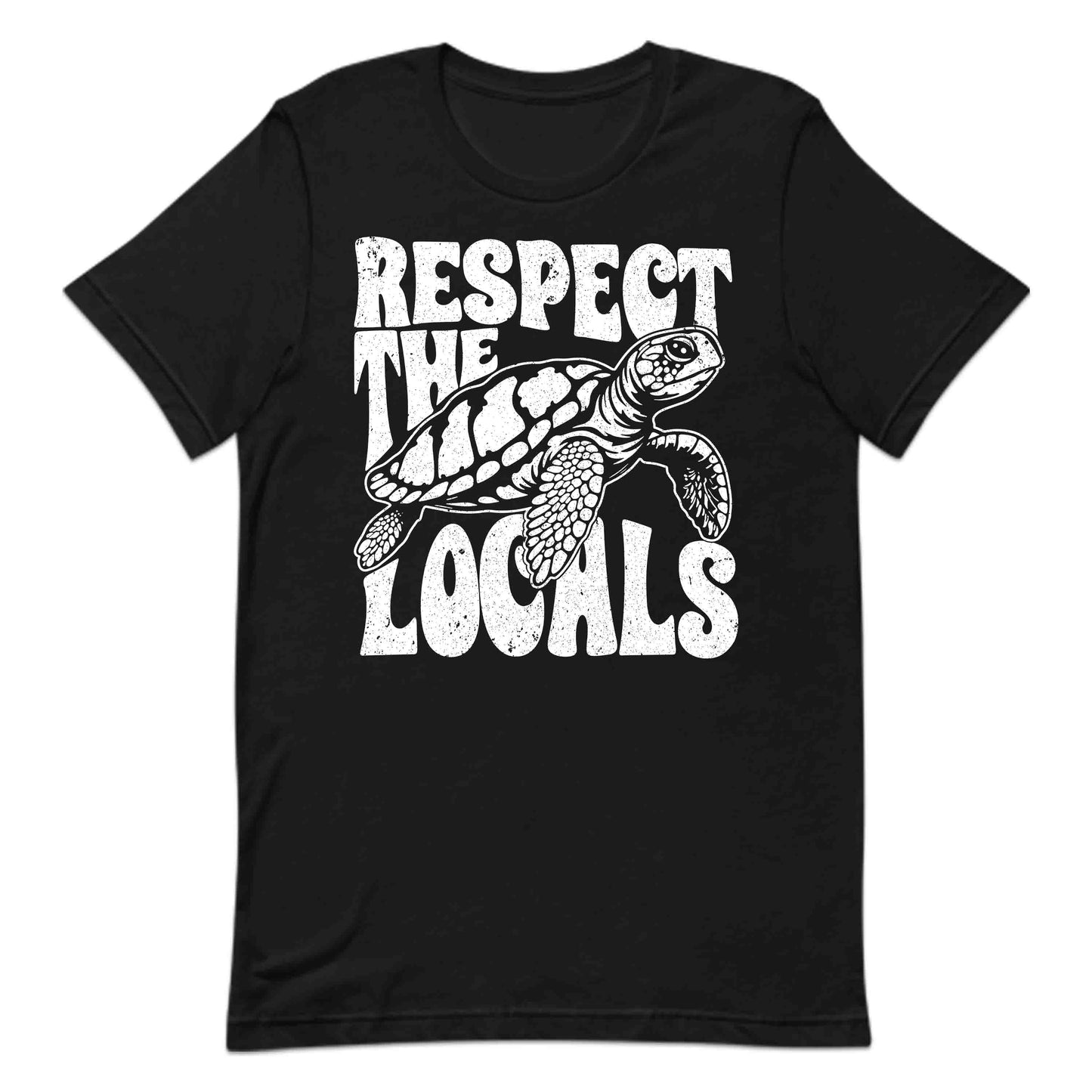 Respect the Locals Sea Turtle Ocean Conservation Save the Turtles Beach Lover Marine Life Protection | PRODUCT CODE: RBSPEBTXKAIE