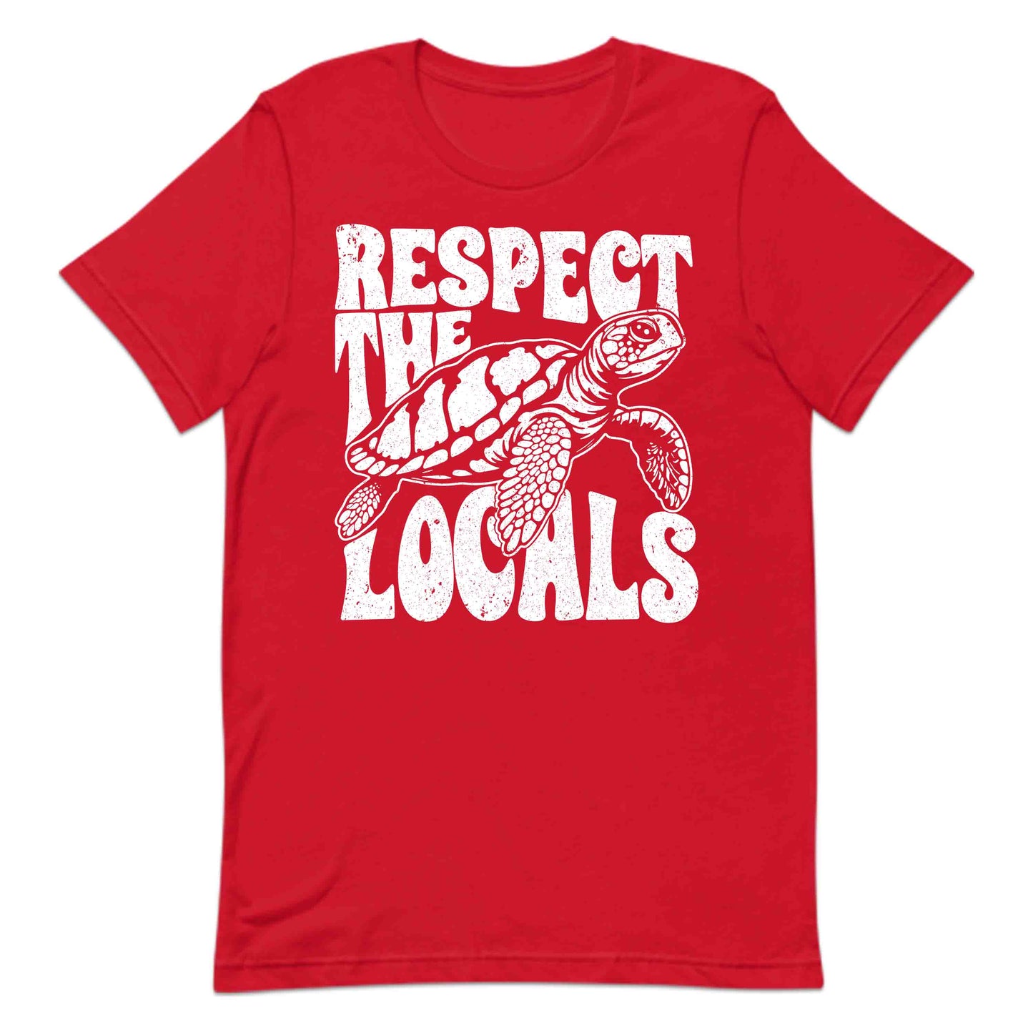 Respect the Locals Sea Turtle Ocean Conservation Save the Turtles Beach Lover Marine Life Protection | PRODUCT CODE: RBSPEBTXKAIE