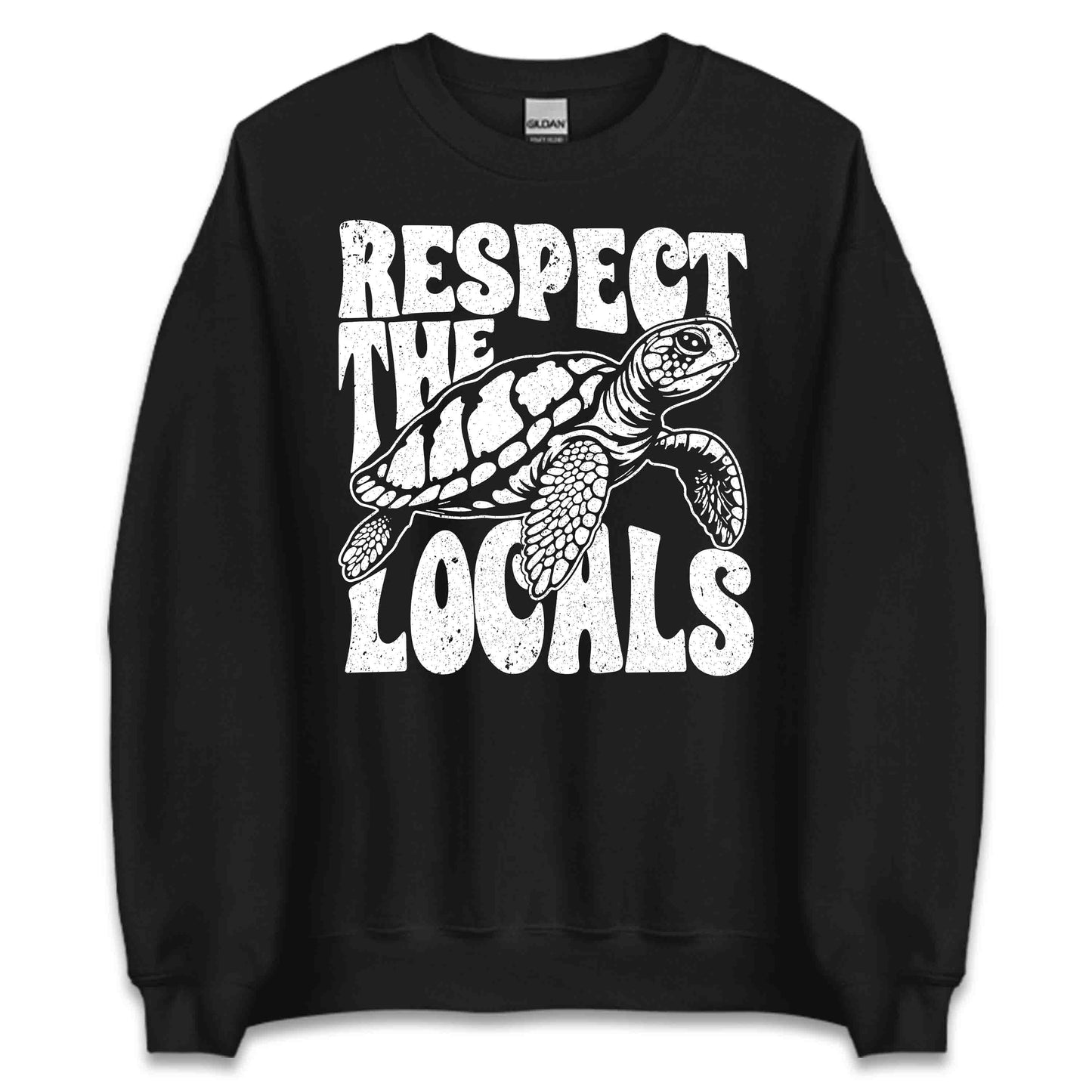 Respect the Locals Sea Turtle Ocean Conservation Save the Turtles Beach Lover Marine Life Protection | PRODUCT CODE: RBSPEBTXKAIE