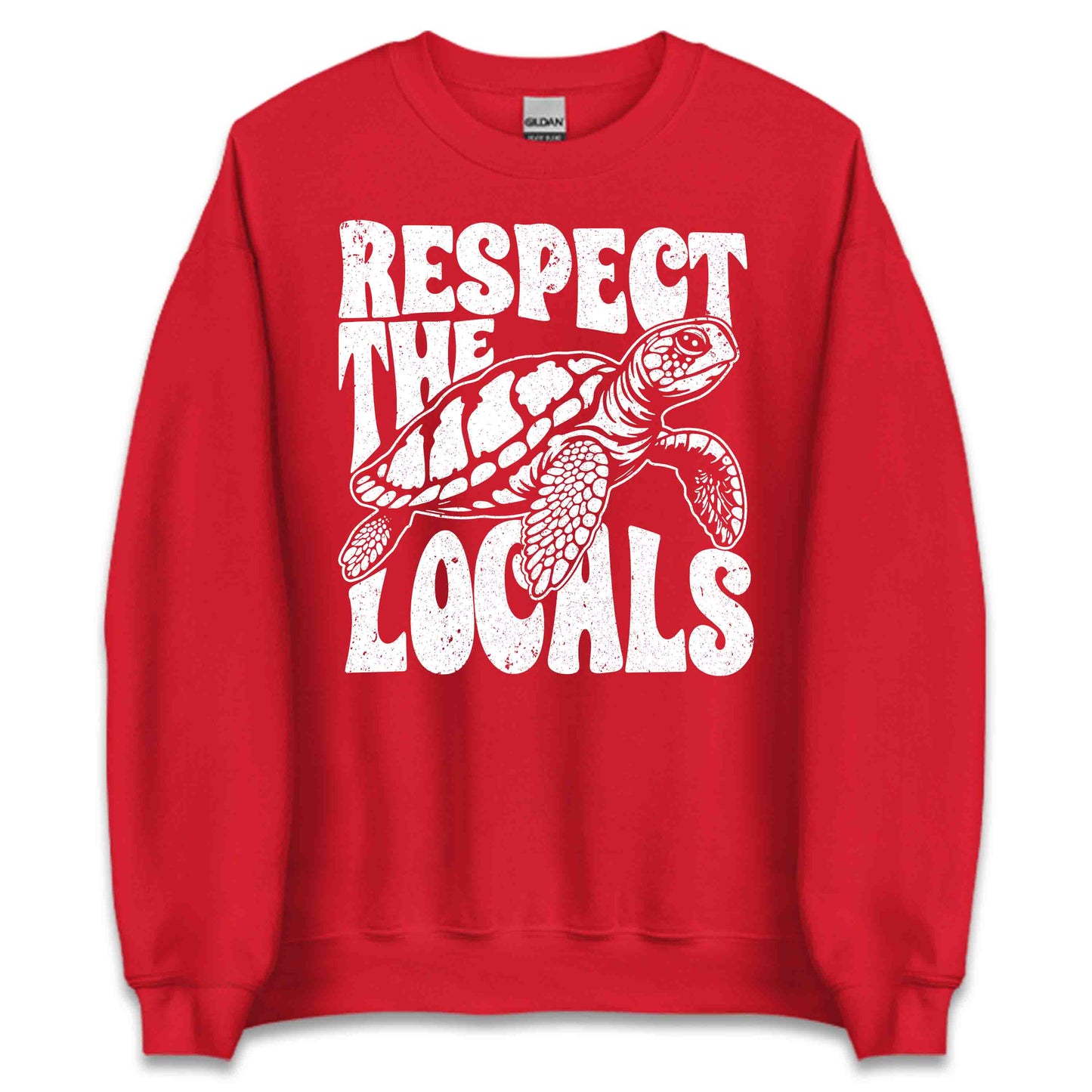 Respect the Locals Sea Turtle Ocean Conservation Save the Turtles Beach Lover Marine Life Protection | PRODUCT CODE: RBSPEBTXKAIE