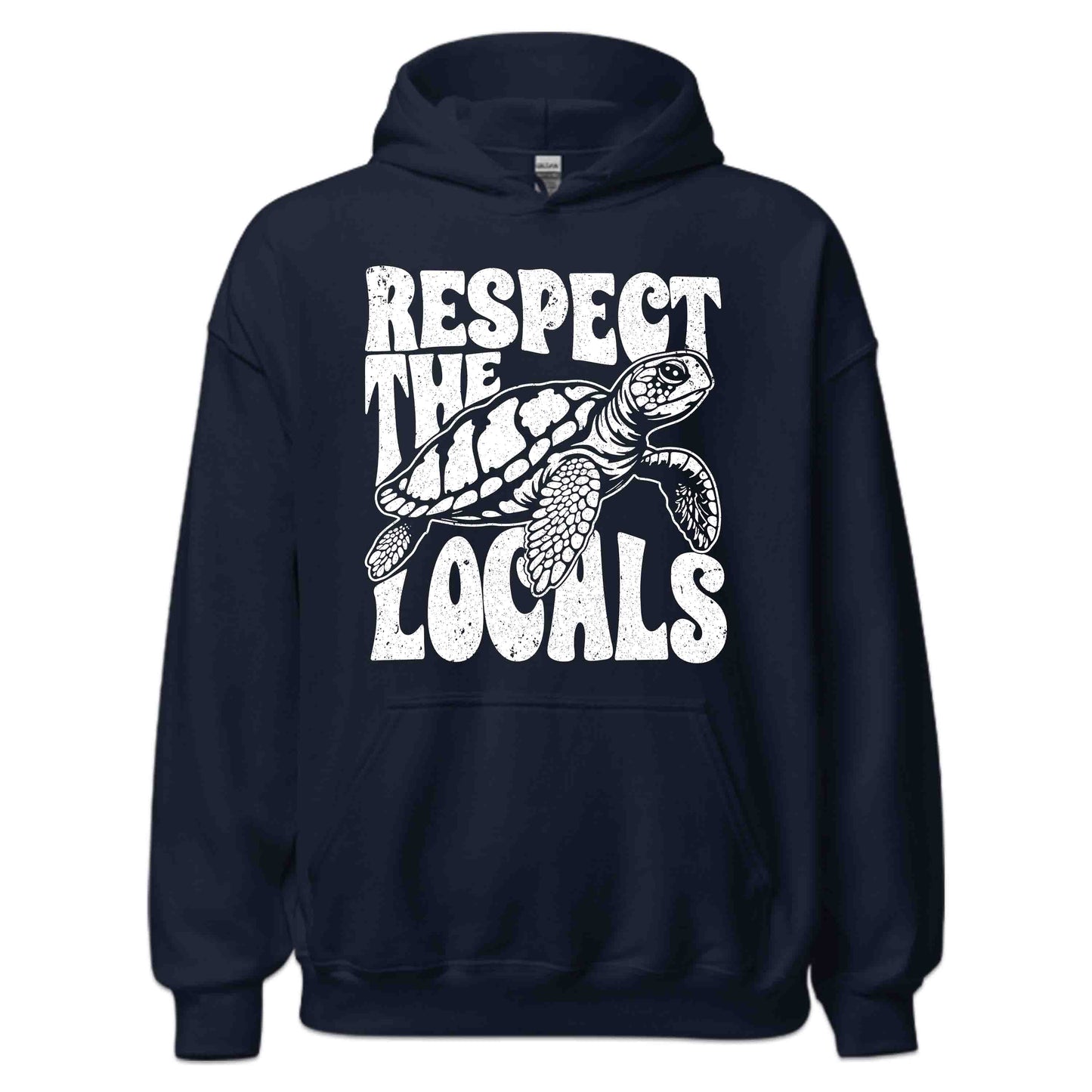 Respect the Locals Sea Turtle Ocean Conservation Save the Turtles Beach Lover Marine Life Protection | PRODUCT CODE: RBSPEBTXKAIE