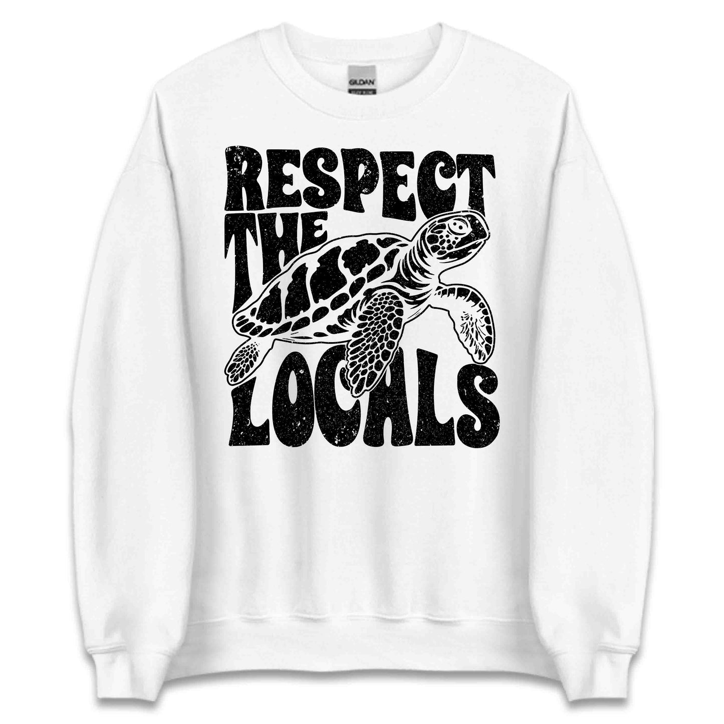 Respect the Locals Sea Turtle Ocean Conservation Save the Turtles Beach Lover Marine Life Protection | PRODUCT CODE: RBSPEBTXKAIE
