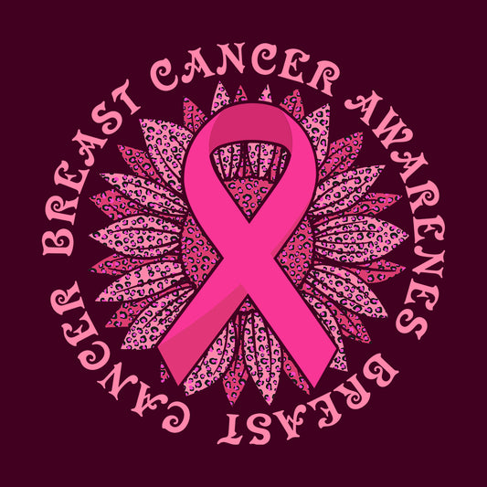 Breast Cancer Awareness Pink Ribbon Sunflower | PRODUCT CODE: RBSTUNFLWA