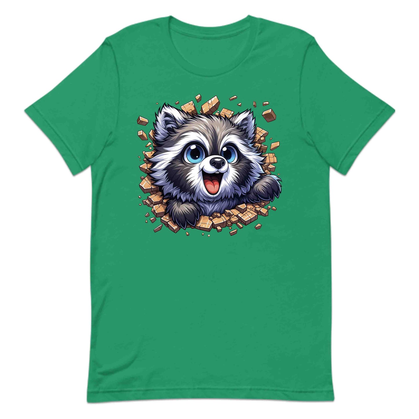 Raccoon Breaking Through Wall 3D Realistic Adorable Animal | PRODUCT CODE: RCNBKGWLHV