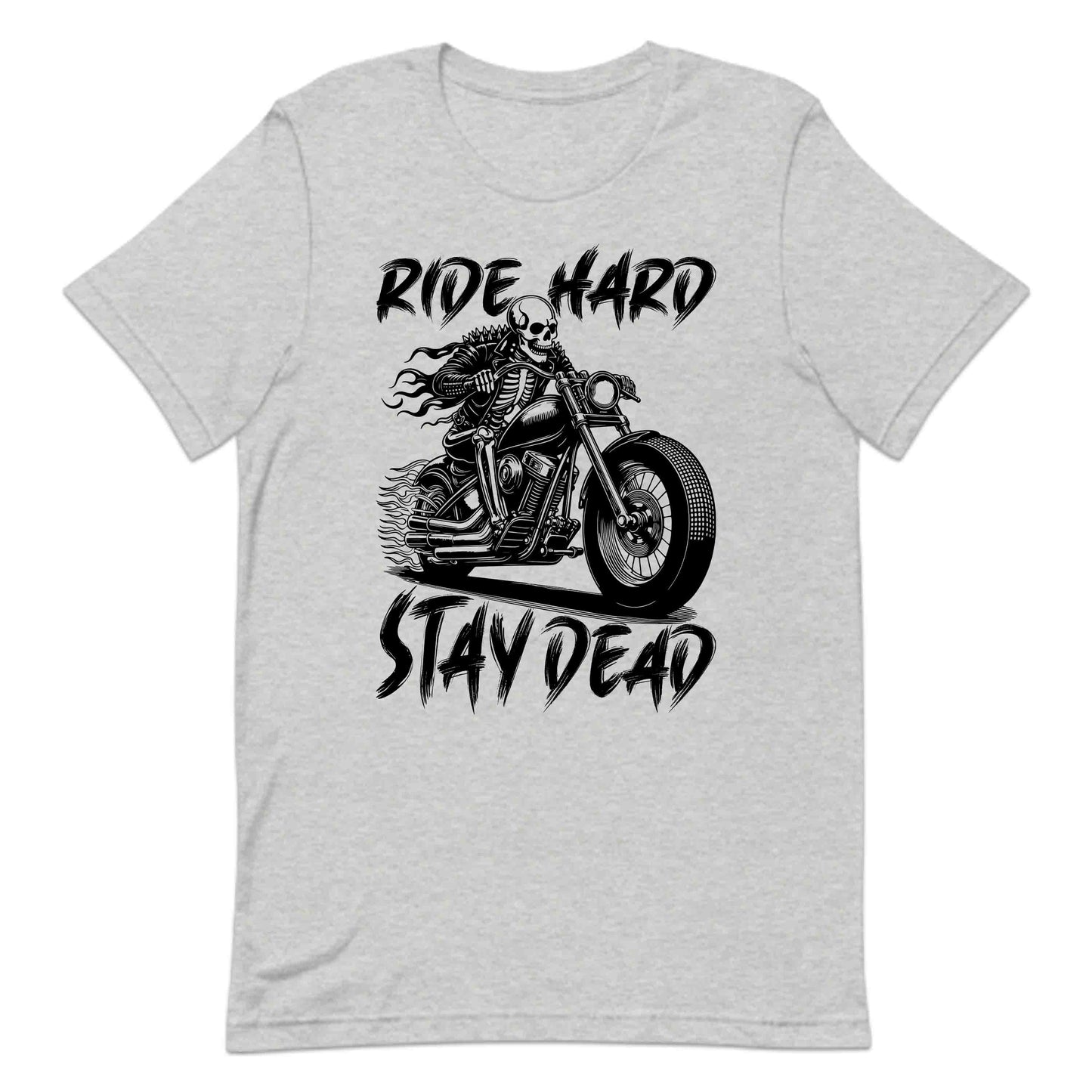 Ride Hard Stay Dead Skeleton Biker Hardcore Skull Rider | PRODUCT CODE: RDHASTYESKLNB