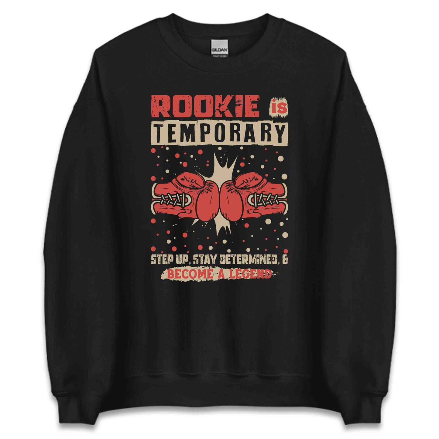 Rookie is Temporary Boxing Inspirational | PRODUCT CODE: RKOESITMPYNSGL