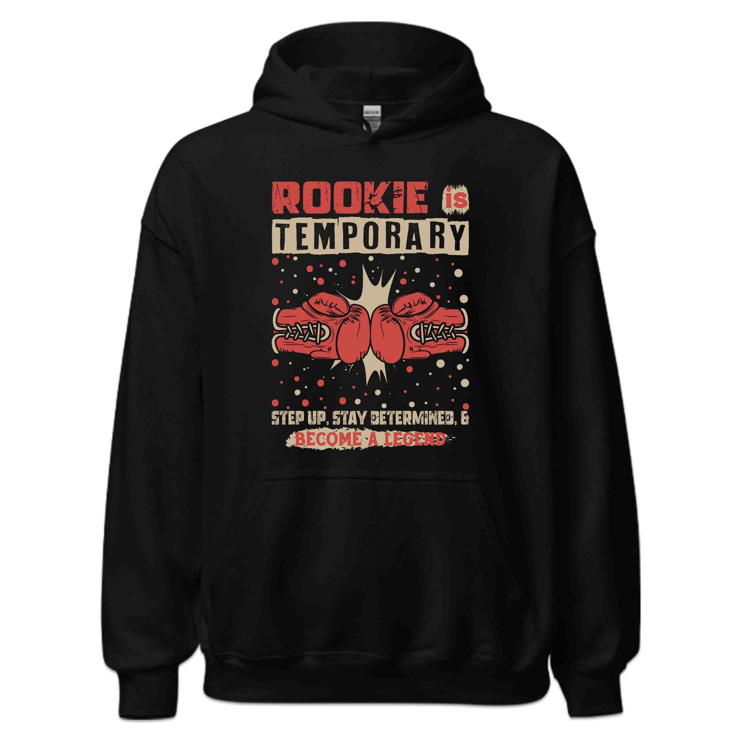 Rookie is Temporary Boxing Inspirational | PRODUCT CODE: RKOESITMPYNSGL