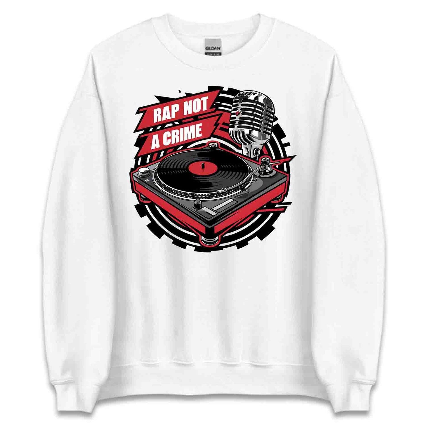 Rap Music Justice T-Shirt, Not a Crime Sweatshirt, Urban Hip-Hop Hoodie | PRODUCT CODE: RPASDNMHRJ
