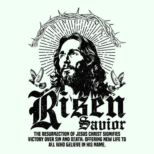 Risen Savior Christian Easter & Beyond Inspirational Religious Jesus Christ Resurrection | PRODUCT CODE: RSNVROCHNTDE