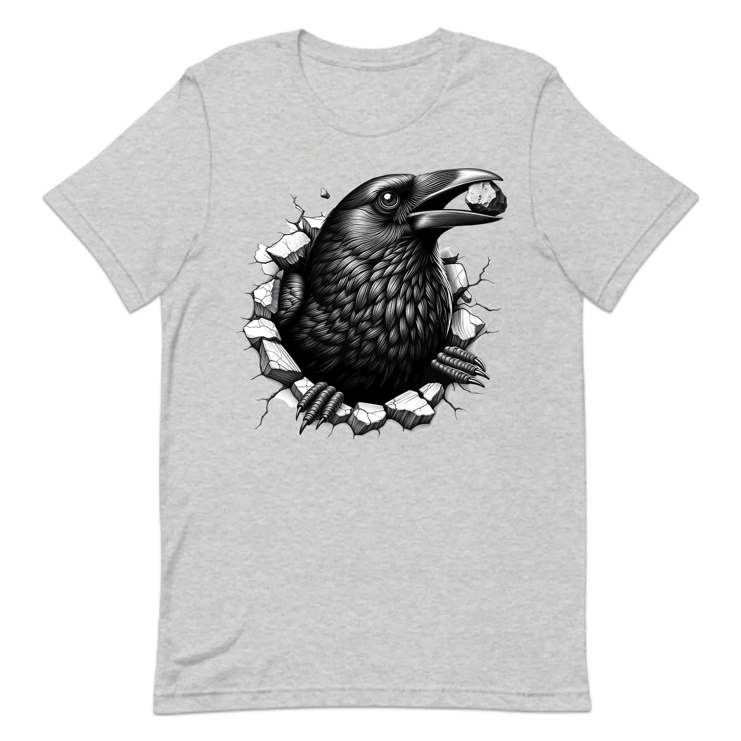 Raven Breaking Through Wall 3D Realistic Fierce Crow | PRODUCT CODE: RVNBRKTHBWDK