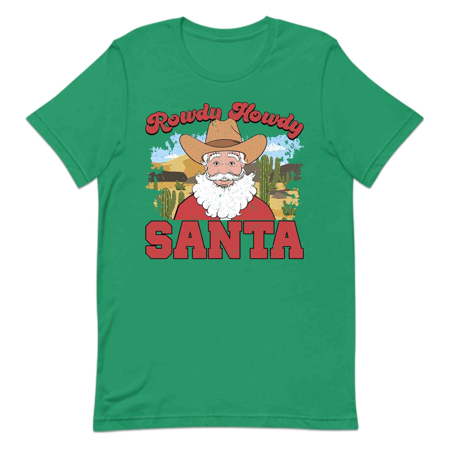 Rowdy Howdy Santa Western Cowboy Christmas | PRODUCT CODE: RWDYHYSNYTCH