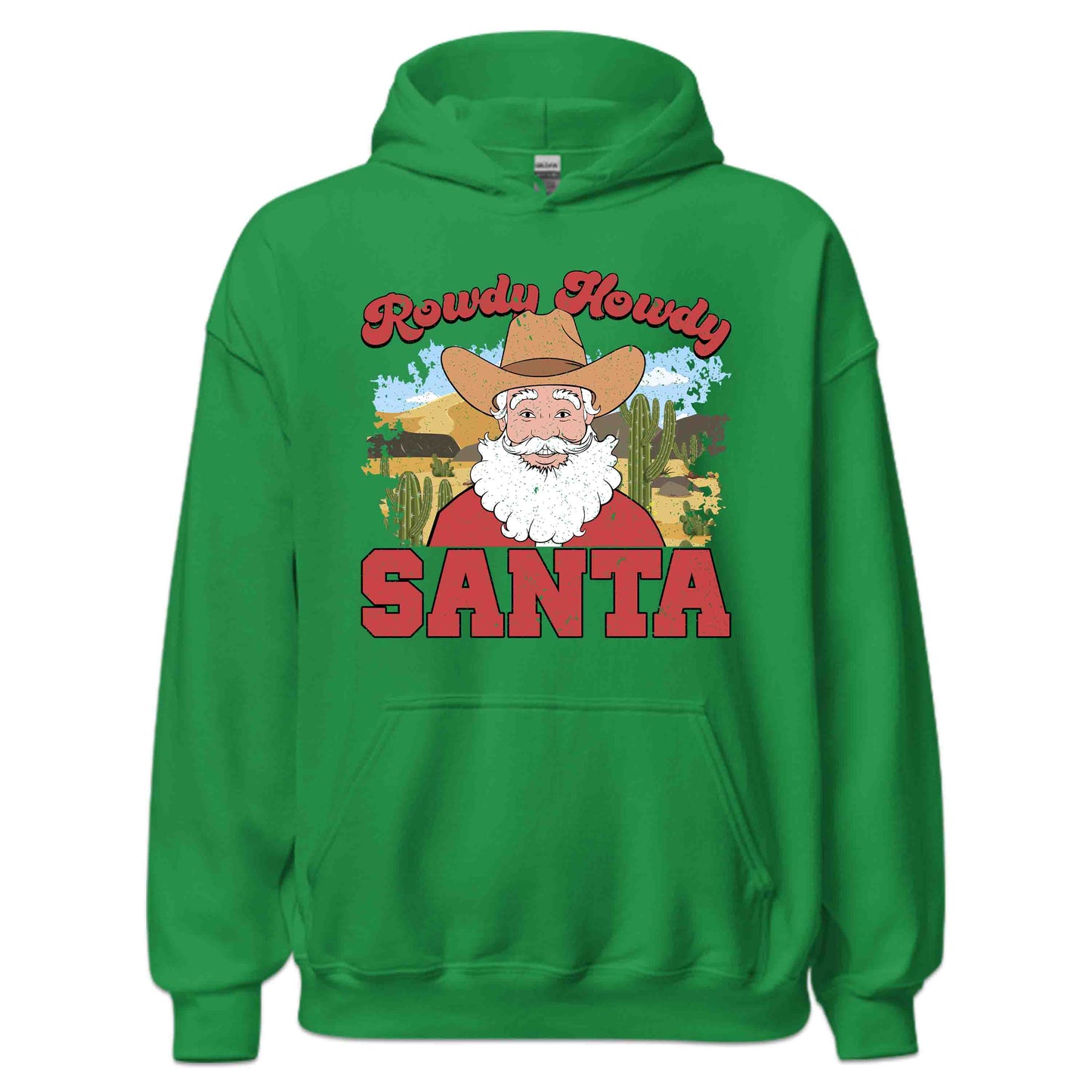 Rowdy Howdy Santa Western Cowboy Christmas | PRODUCT CODE: RWDYHYSNYTCH