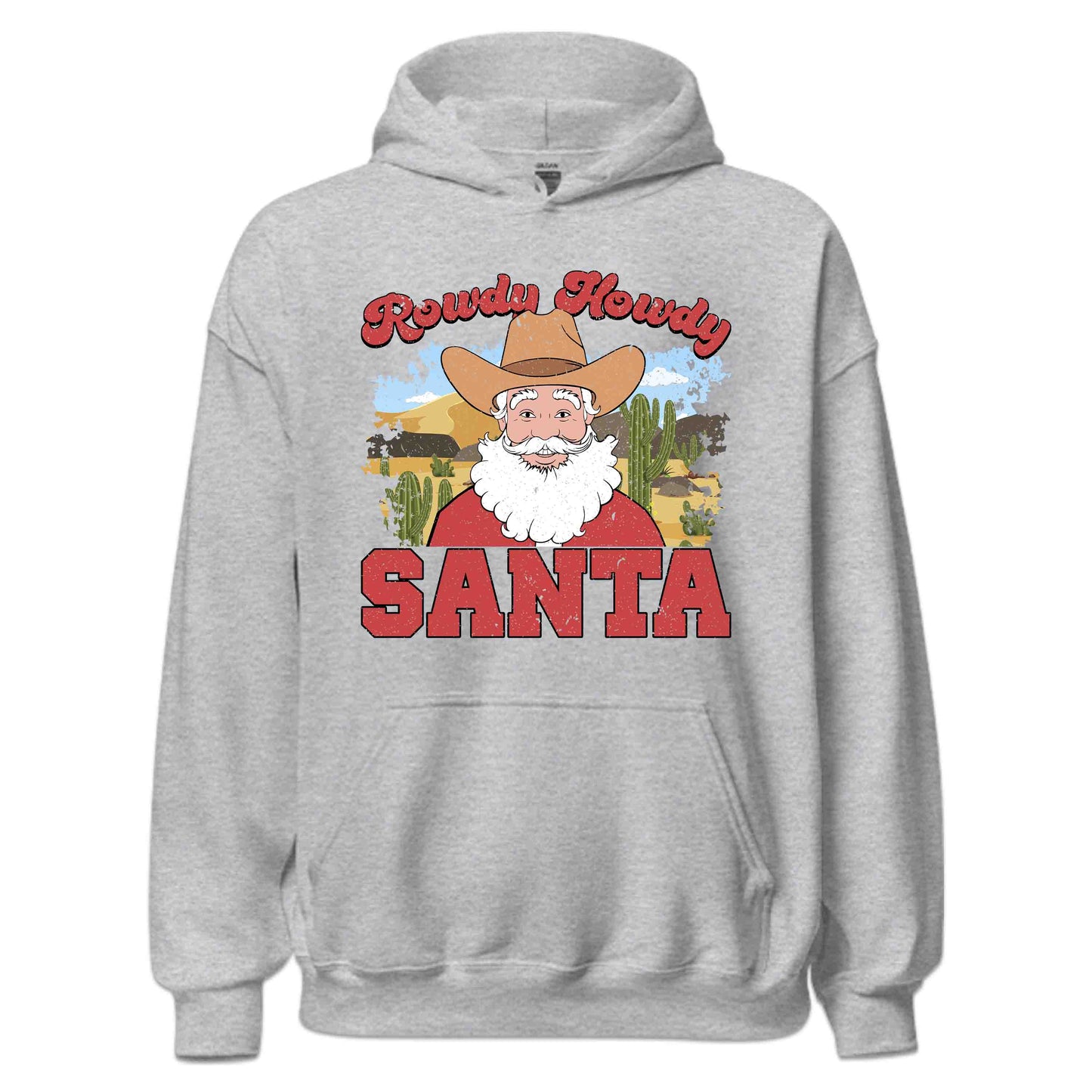 Rowdy Howdy Santa Western Cowboy Christmas | PRODUCT CODE: RWDYHYSNYTCH