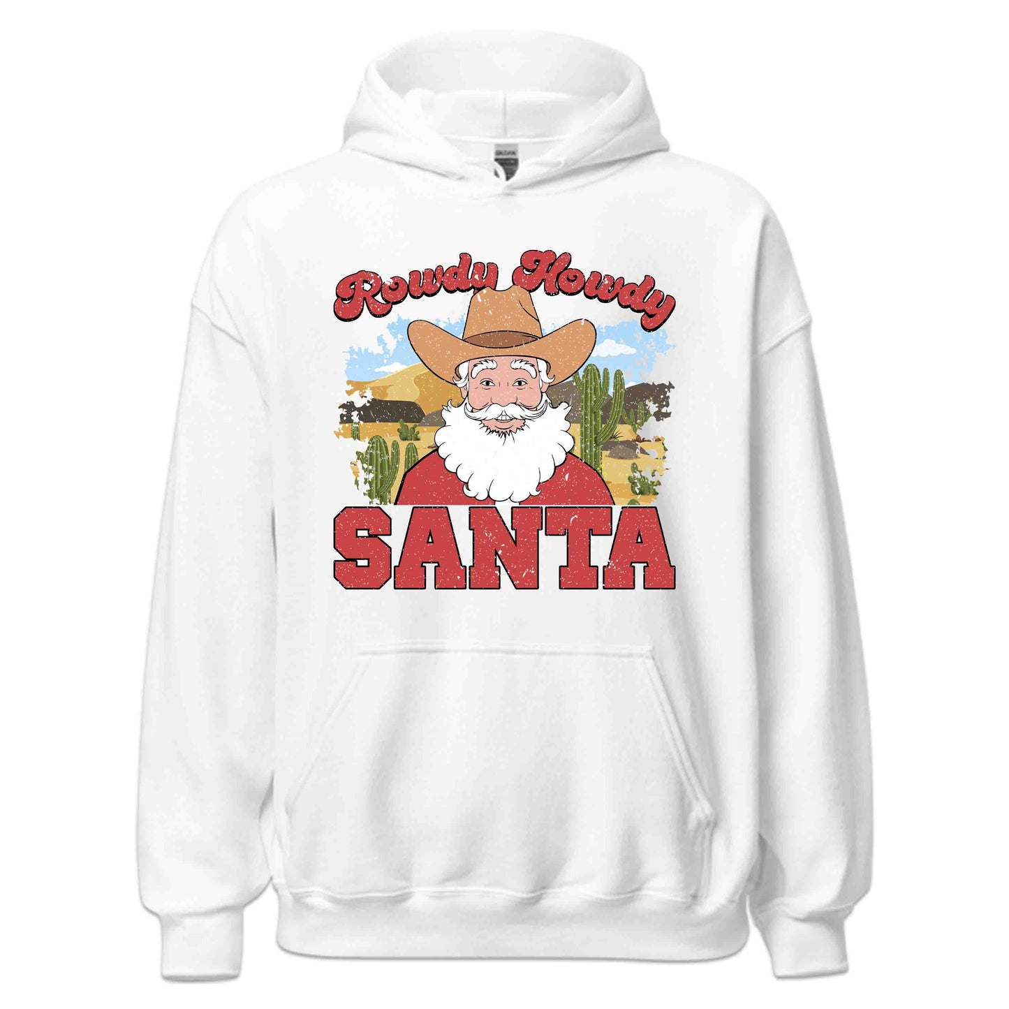 Rowdy Howdy Santa Western Cowboy Christmas | PRODUCT CODE: RWDYHYSNYTCH
