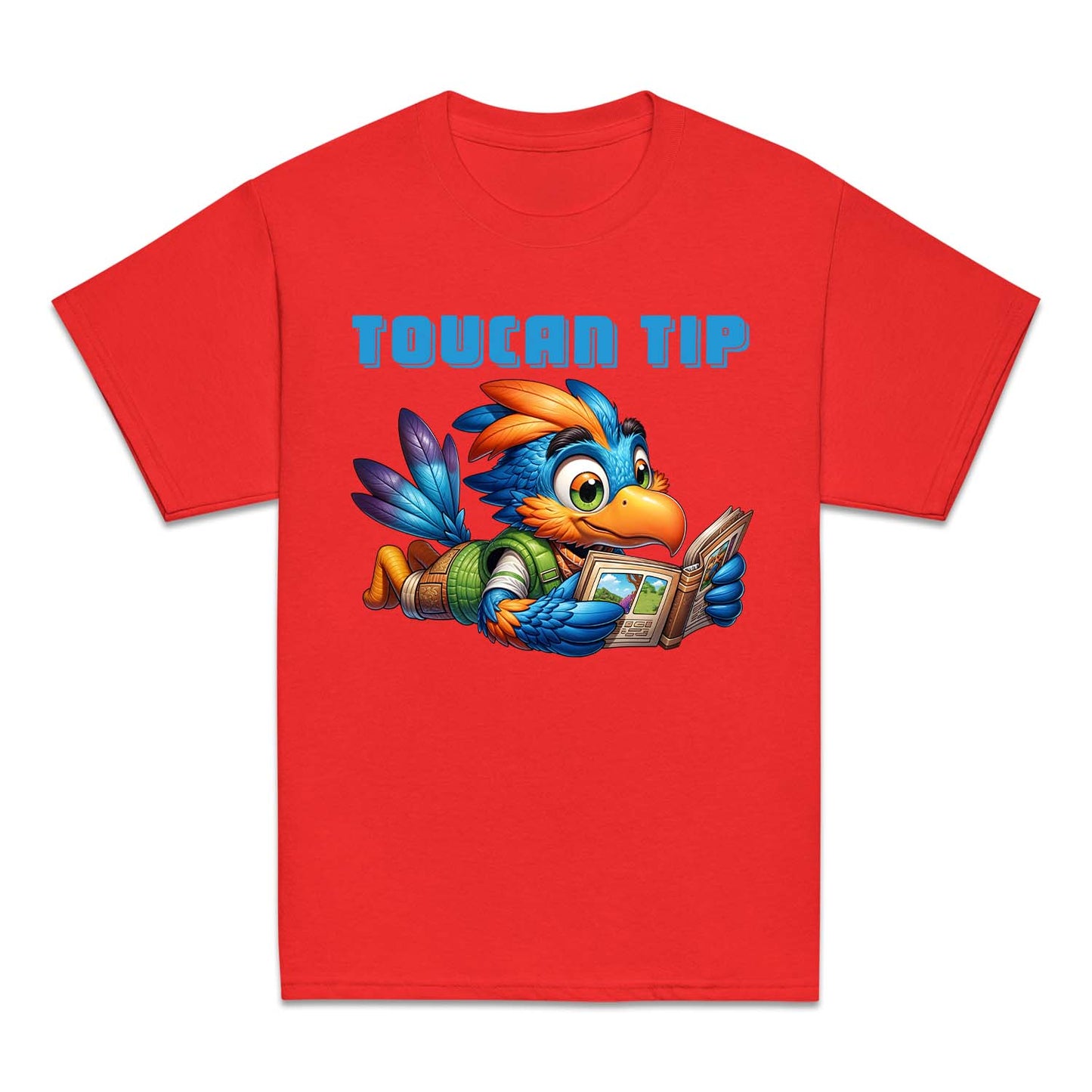 Reading Bird Toucan Tip Reading A Book | PRODUCT CODE: TCHPITRDBO