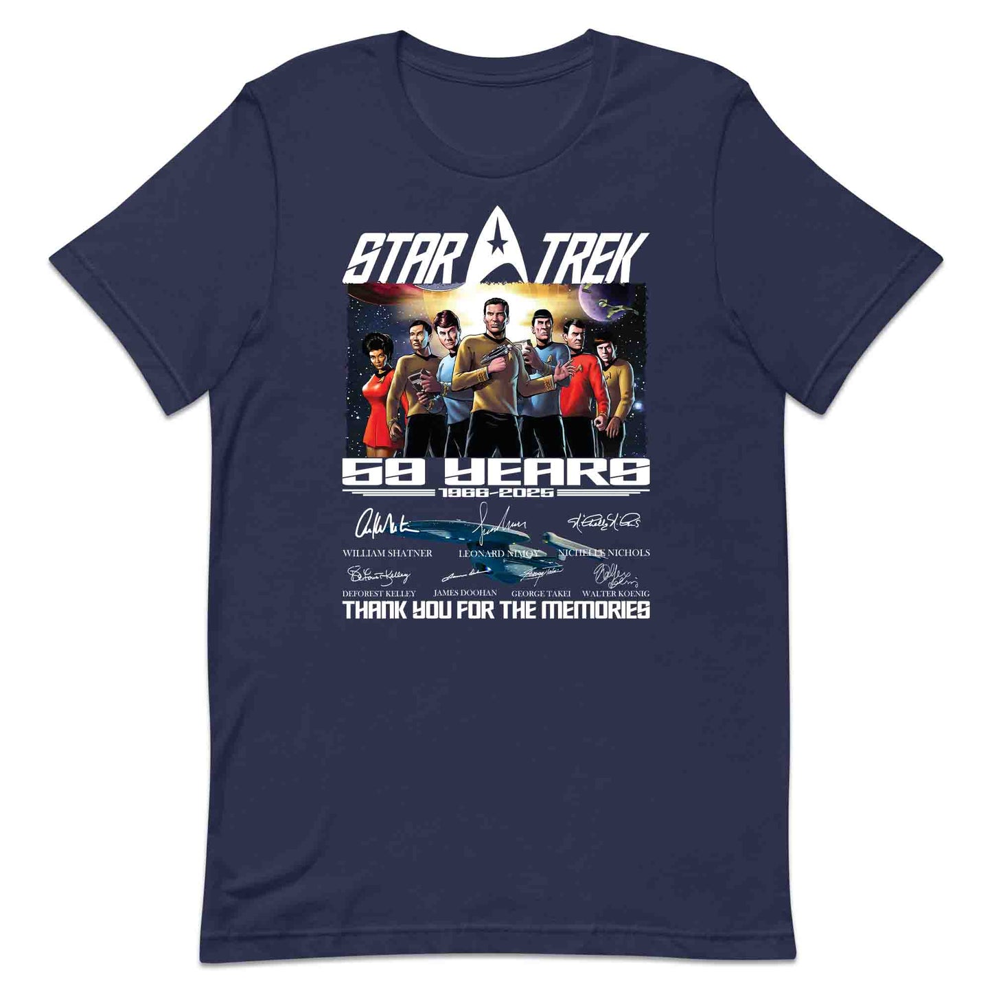 Star Trek 59th Anniversary T-Shirt, Kirk & Spock Tribute Jumper – Original Series 1966–2025 Sci-Fi Hoodie | PRODUCT CODE: SADYGBET