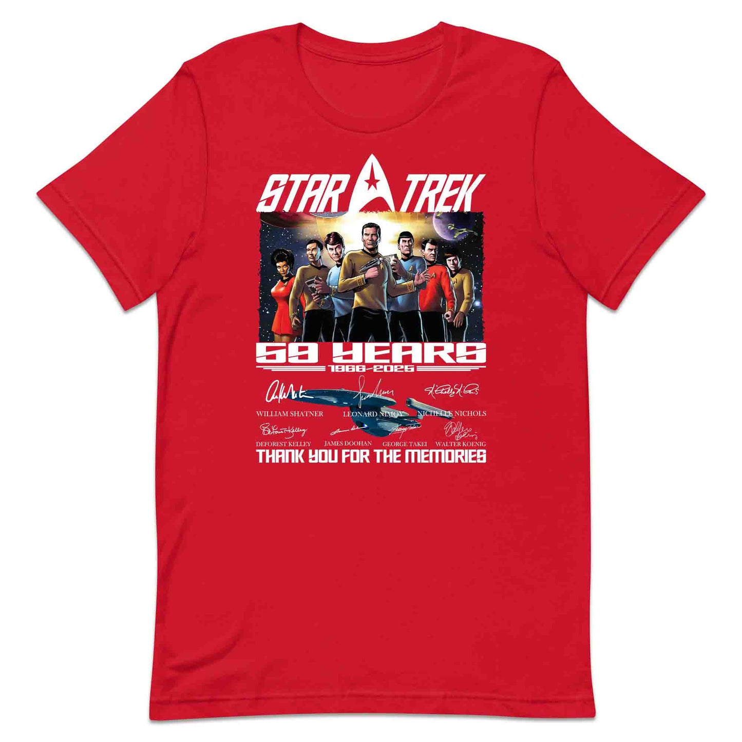 Star Trek 59th Anniversary T-Shirt, Kirk & Spock Tribute Jumper – Original Series 1966–2025 Sci-Fi Hoodie | PRODUCT CODE: SADYGBET