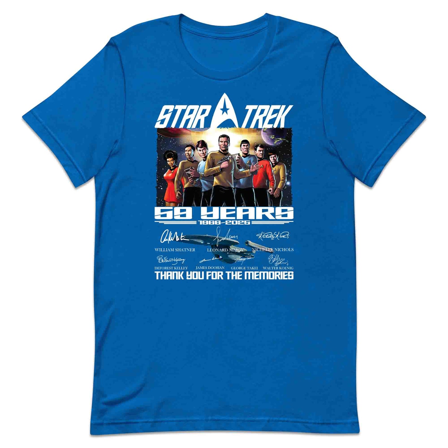 Star Trek 59th Anniversary T-Shirt, Kirk & Spock Tribute Jumper – Original Series 1966–2025 Sci-Fi Hoodie | PRODUCT CODE: SADYGBET
