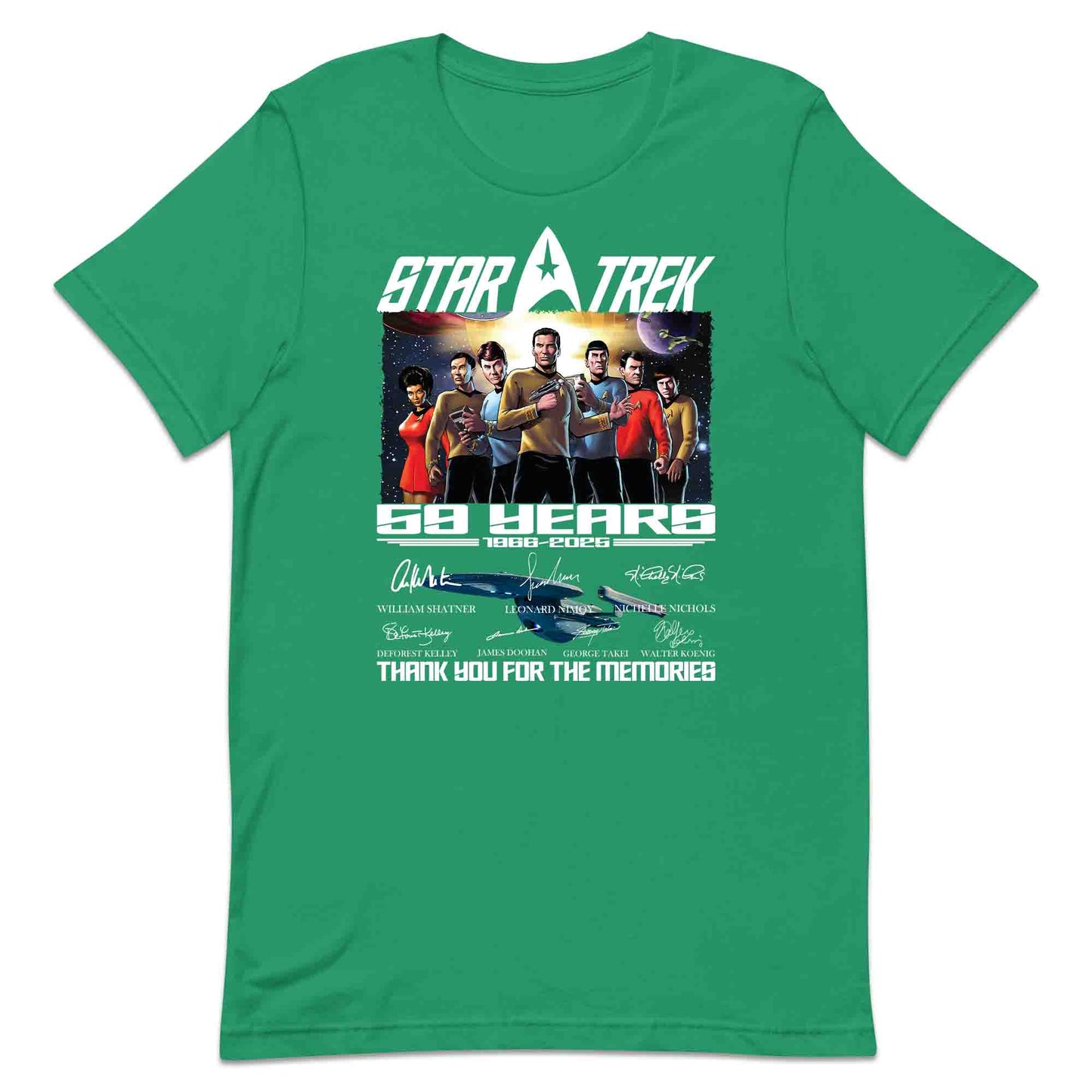Star Trek 59th Anniversary T-Shirt, Kirk & Spock Tribute Jumper – Original Series 1966–2025 Sci-Fi Hoodie | PRODUCT CODE: SADYGBET