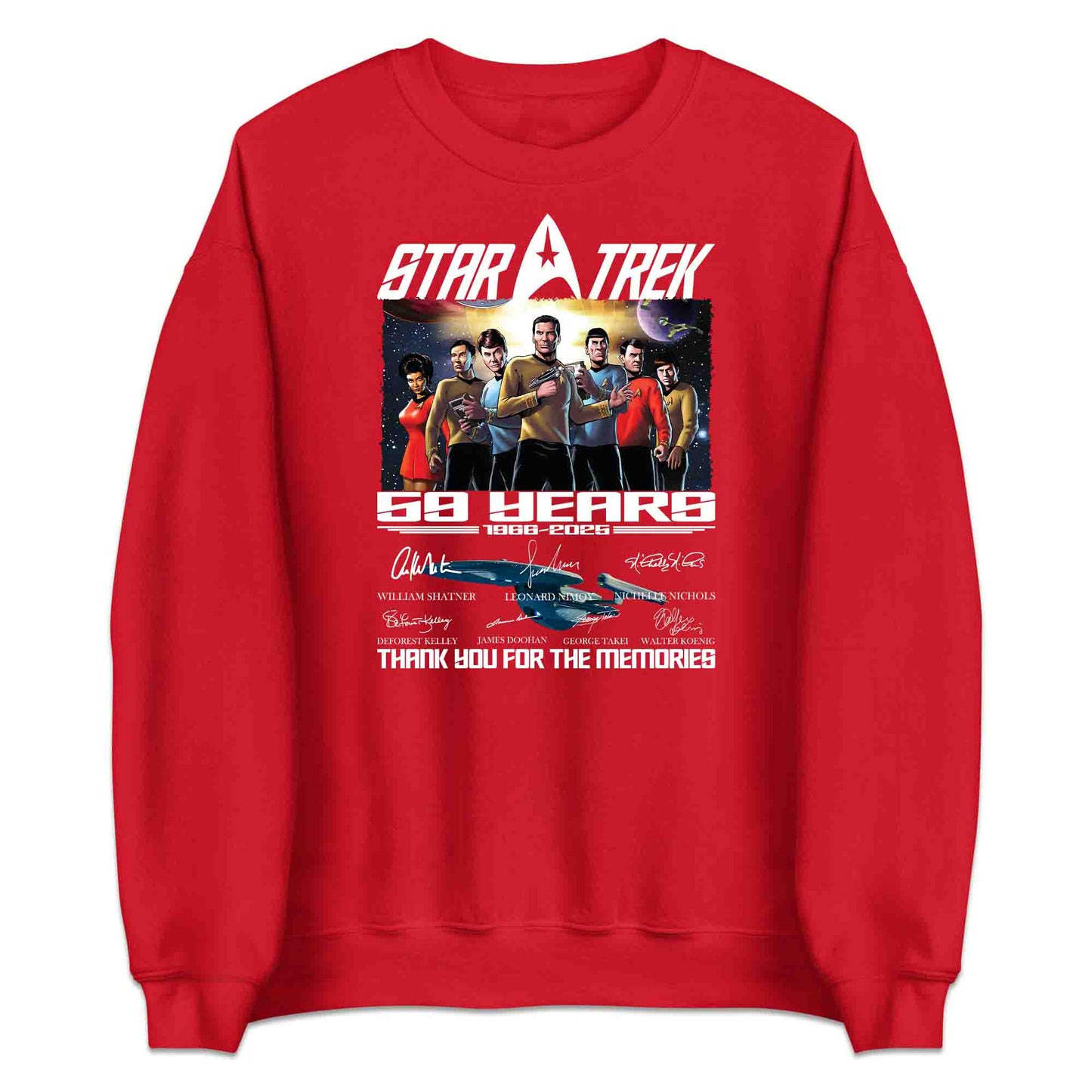 Star Trek 59th Anniversary T-Shirt, Kirk & Spock Tribute Jumper – Original Series 1966–2025 Sci-Fi Hoodie | PRODUCT CODE: SADYGBET