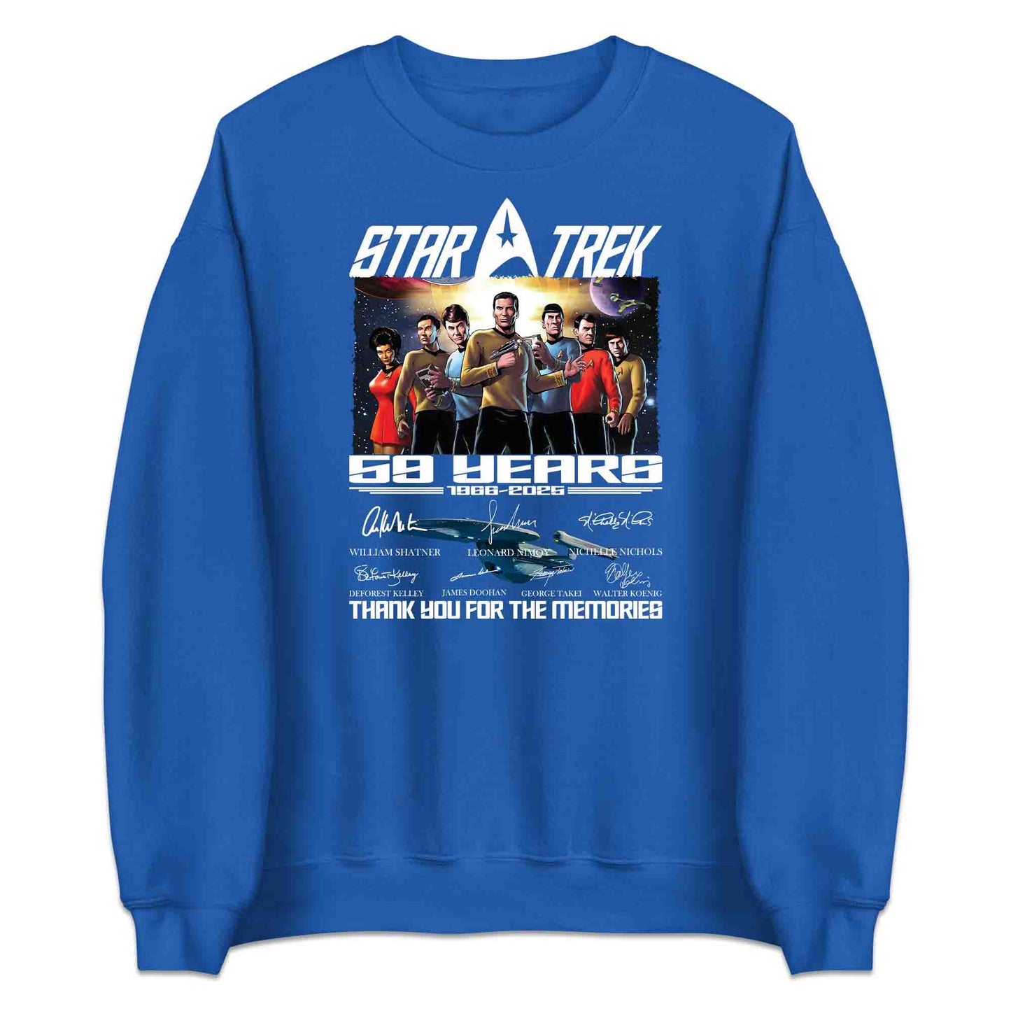 Star Trek 59th Anniversary T-Shirt, Kirk & Spock Tribute Jumper – Original Series 1966–2025 Sci-Fi Hoodie | PRODUCT CODE: SADYGBET