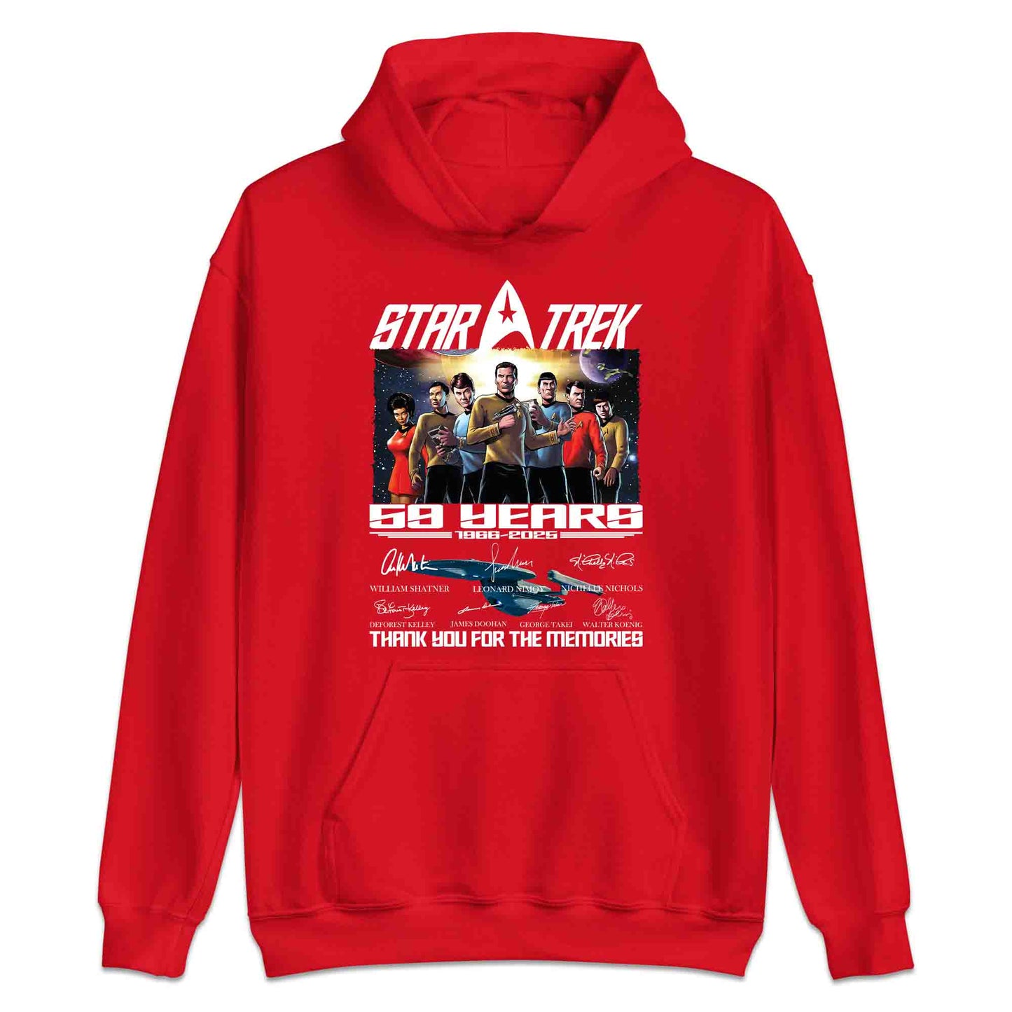 Star Trek 59th Anniversary T-Shirt, Kirk & Spock Tribute Jumper – Original Series 1966–2025 Sci-Fi Hoodie | PRODUCT CODE: SADYGBET