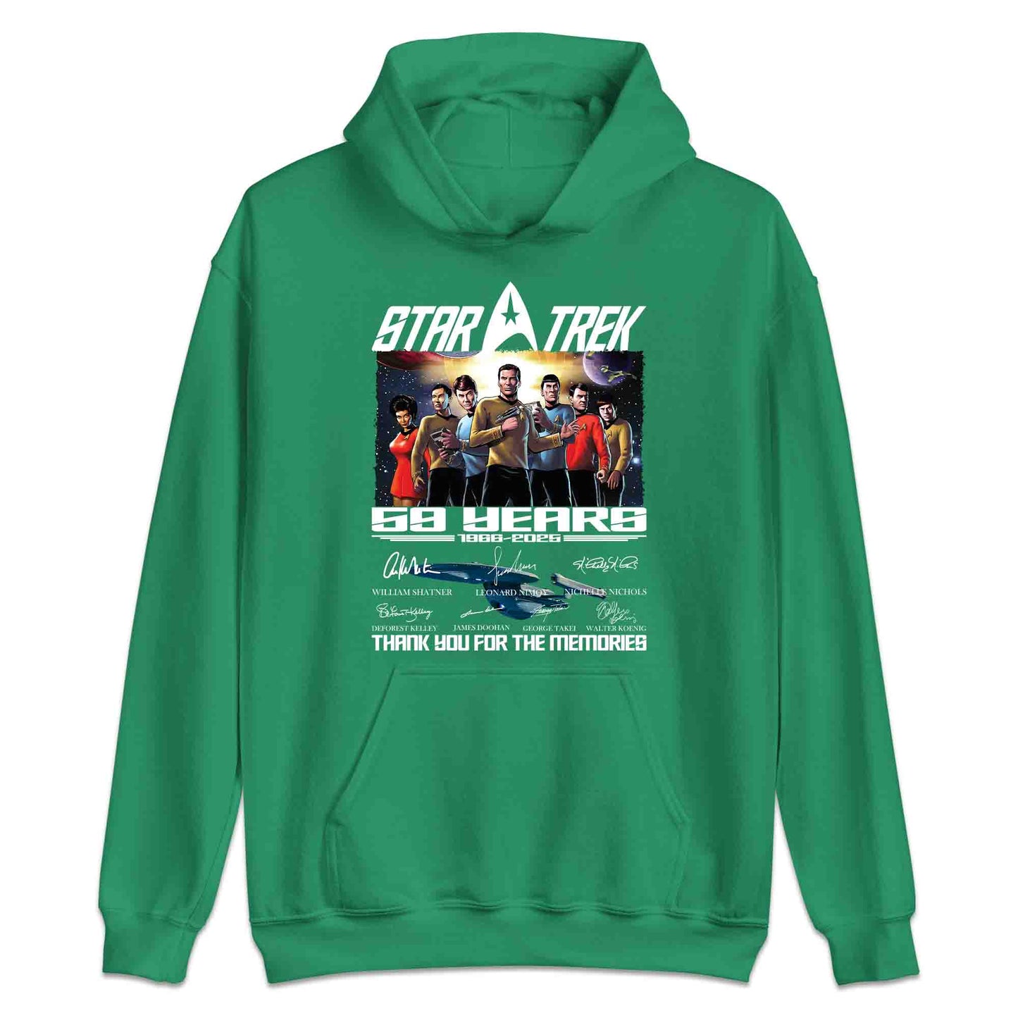 Star Trek 59th Anniversary T-Shirt, Kirk & Spock Tribute Jumper – Original Series 1966–2025 Sci-Fi Hoodie | PRODUCT CODE: SADYGBET