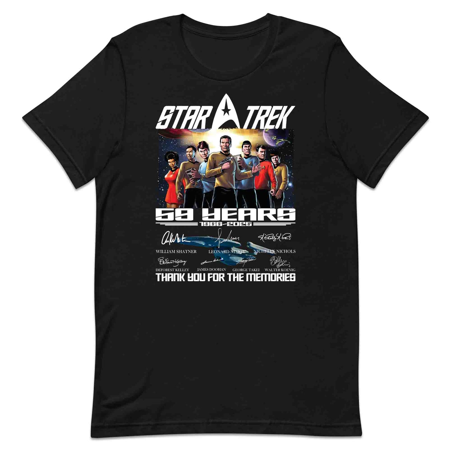 Star Trek 59th Anniversary T-Shirt, Kirk & Spock Tribute Jumper – Original Series 1966–2025 Sci-Fi Hoodie | PRODUCT CODE: SADYGBET