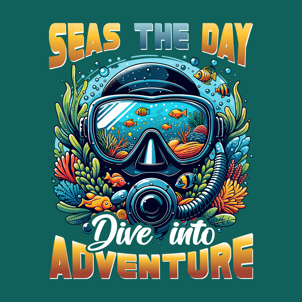 Seas the Day Dive Into Adventure Scuba Diving | PRODUCT CODE: SASDYINAVT