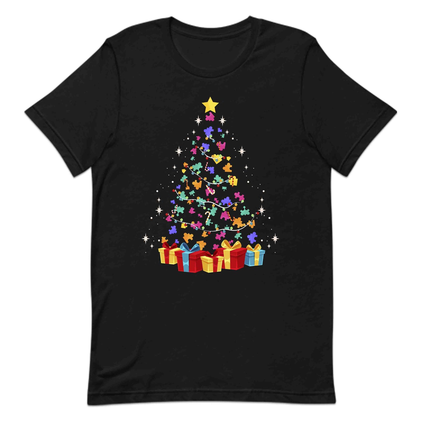 Autism Awareness Christmas Tree Autistic Xmas | PRODUCT CODE: SAUTMWRNCH